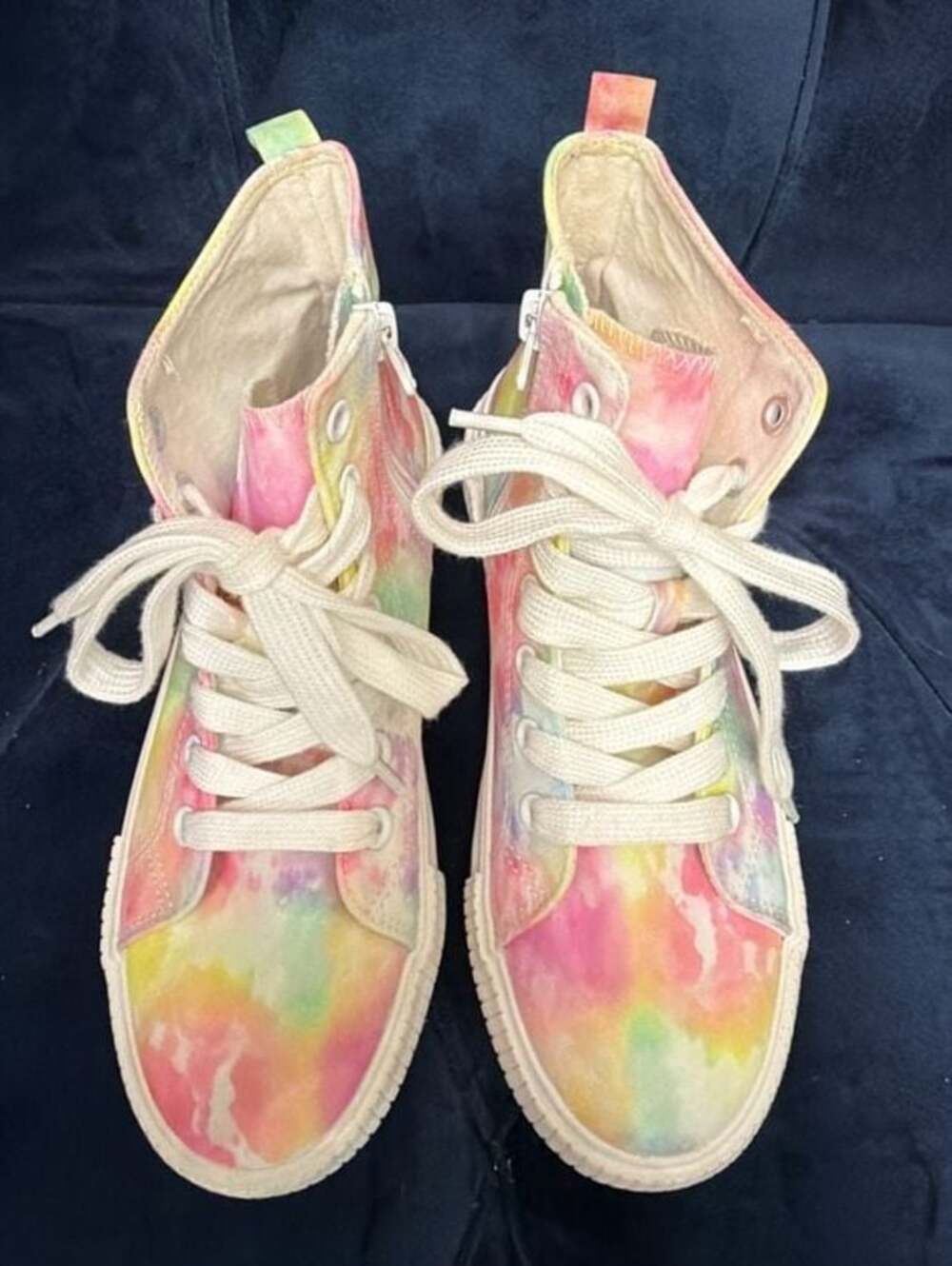 Cat & Jack Tie-Dye High Top Sneakers Size 2